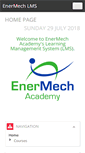 Mobile Screenshot of lms.enermech.com
