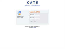 Tablet Screenshot of cats.enermech.com